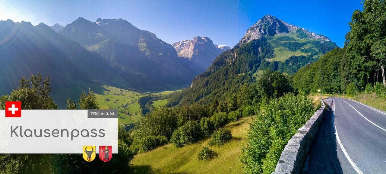 Diese Einfache Unterkunft- Bergheimat Ist Nur Fuer Backpacker- Rucksacktouristen Und Radfahrer - Huettenfeeling Im Backpackerhoues- Ganz Einfach - Ganz Unkompliziert - Ganz Relaxd Villa Linthal ภายนอก รูปภาพ